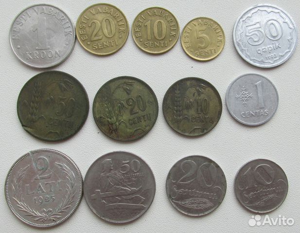 Монеты стран снг и Прибалтики
