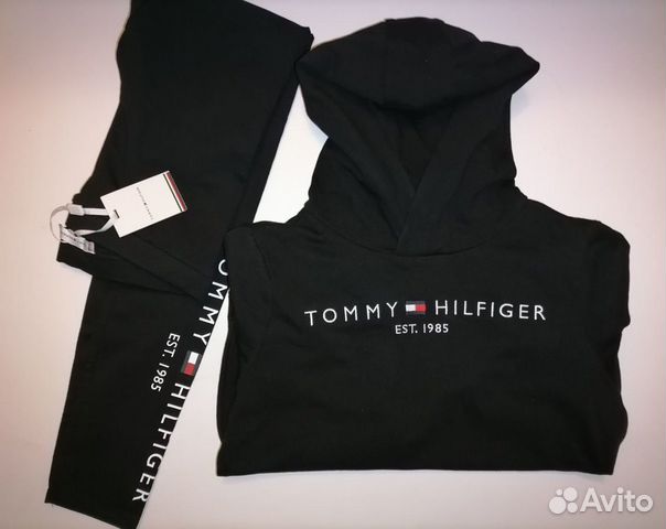 Худи и леггинсы Tommy Hilfiger р.12-14лет Оригинал