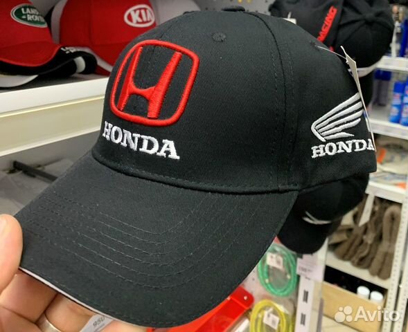 Бейсболка honda черная