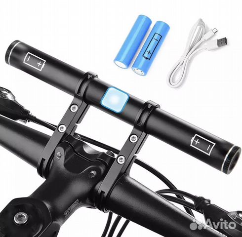 Расширитель на руль с зарядкой usb, 20см
