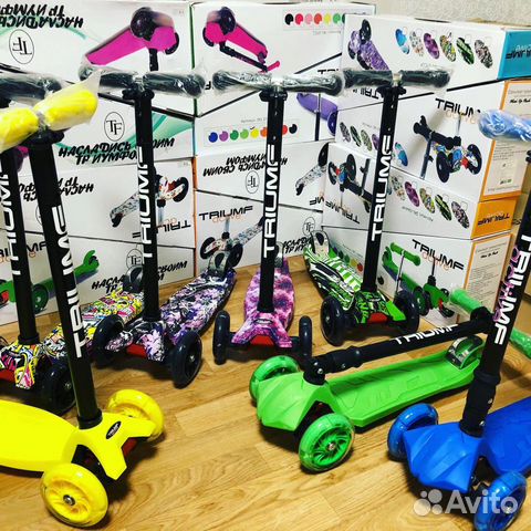 Самокат детский трехколесный