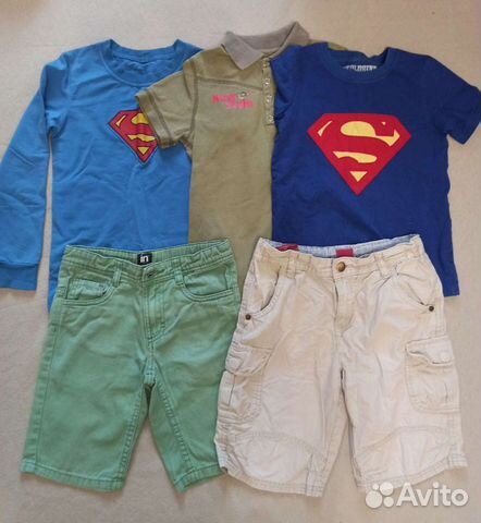 Шорты, футболки пакетом 5-6 лет
