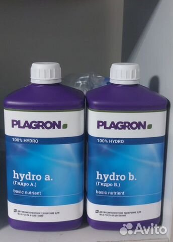 Удобрения для гидропоники Plagrom Hydro A+B 1 л