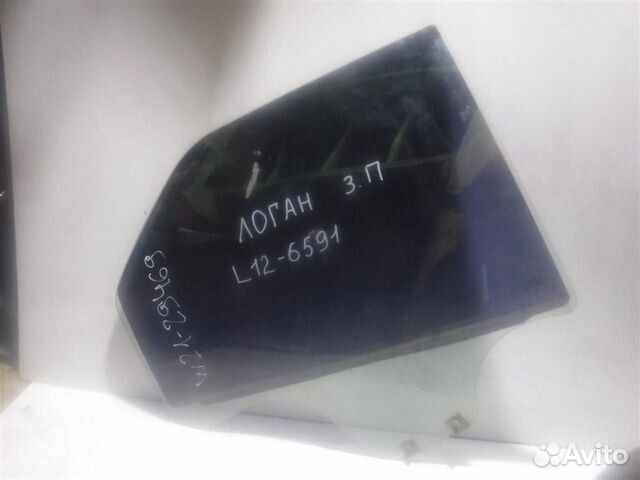 Стекло двери задней правой Renault Logan I 2005-2