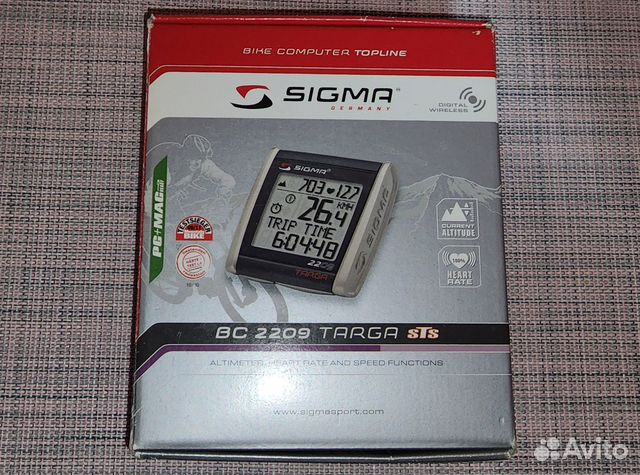 Велокомпьютер Sigma Sport BC 2209 Targa, Б/у купить в Москве | Авито