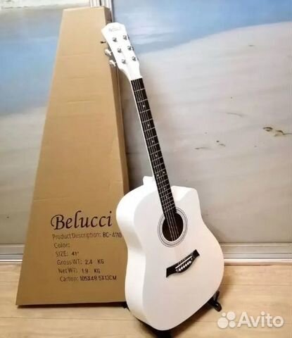 Гитара акустическая Новая