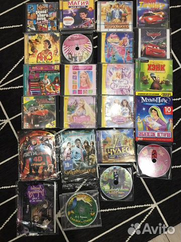Диски игры и сказки пакетом