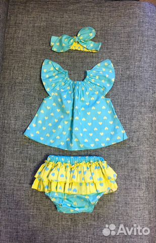 Нарядный комплект блумеры, туника, солоха