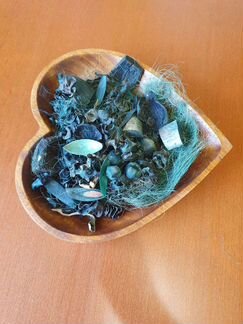 Декор для дома, сухоцветы, кокосовое волокно