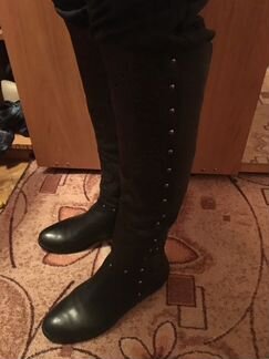 Ботфорты с перфорацией Евро-зима