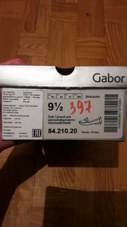Gabor немецкие кожаные туфли летние- мокасины