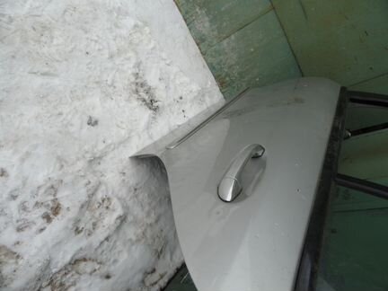 Mercedes w211 дверь задняя левая серая