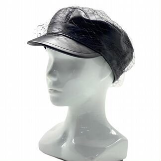 Кепка кожаная с сеткой Dior