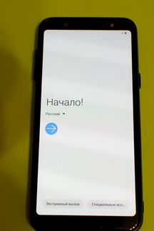Телефон Samsung Galaxy A6 plus 2018 в бампере