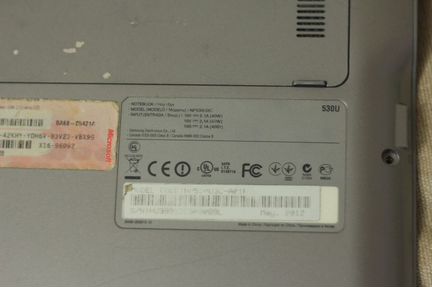 Ноутбук Samsung 530U3C i5 3317U /4GB без дисплея