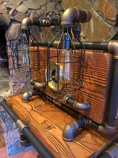 Светильник настольный лофт