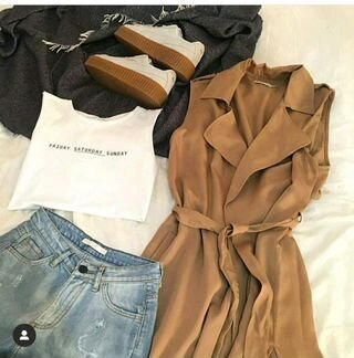 Тренч/жилет