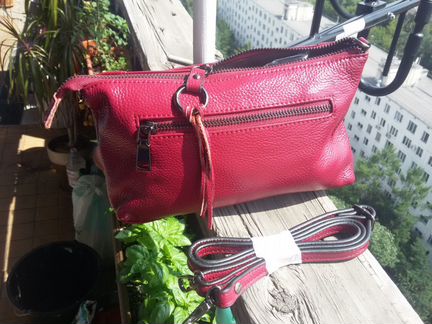 Сумка кроссбоди новая нат.кожа