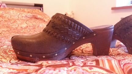 Новые кожаные сабо UGG, оригинал, 36