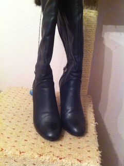 Сапоги женские натуральная кожа осень