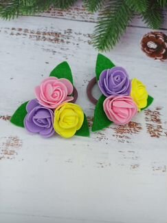 Резинки для волос ручной работы