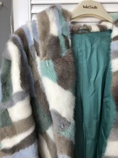 Шубка норковая с капюшоном