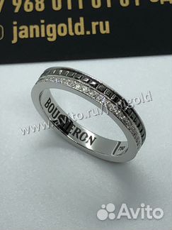 Золотое обручальное кольцо с бриллиантами