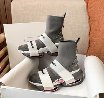 Balmain Bold кожаные кроссовки (35-41 EU)