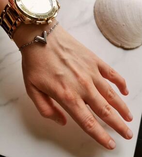 Кулон, браслет, серьги LV Louis Vuitton Луи Виттон