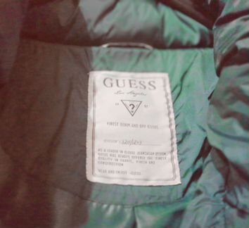 Пуховик guess