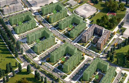 4-к квартира, 108.2 м², 1/7 эт.