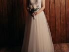 Свадебное платье с шубкой