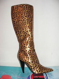 Сапоги новые р.39 леопард