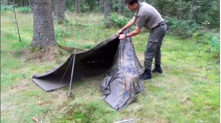 Палатка оригинал бундесвер б/у