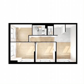 3-к квартира, 69 м², 17/24 эт.