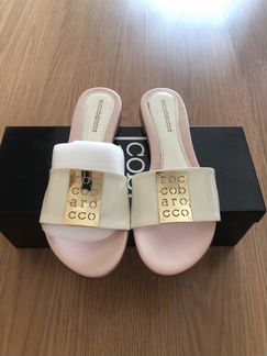 Кожаные босоножки (шлепки) r.barocco