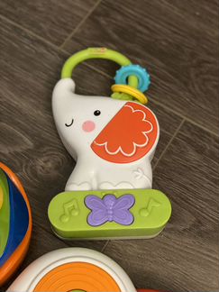 Набор детских игрушек Пирамидка Oball, пианино Bab