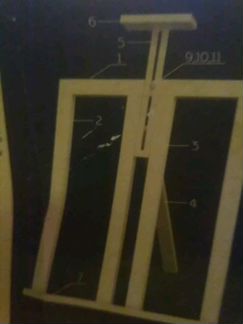 Мольберт художественный настольный