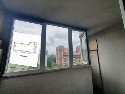 Стеклопакет для лоджии П-44