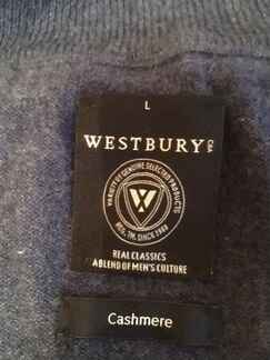 Джемпер Westbury кашемир синий