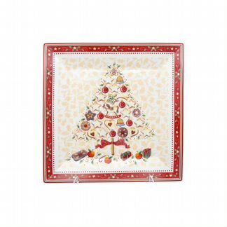 Блюдо Repast Christmas world Multi 22 см чехия