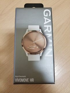 Новые часы Garmin Vivomove HR Rose Gold/White