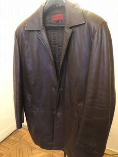 Кожаная куртка, кожаное пальто плащ