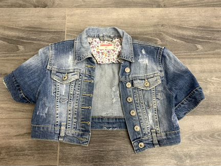 Короткая джинсовка xs