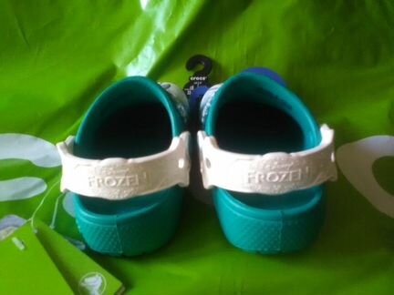 Новые сабо Crocs, оригинал, с мигающими огоньками