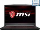 Msi gf65 IPS 144Гц i5-9300H 16gb RTX 2060 512 SSD