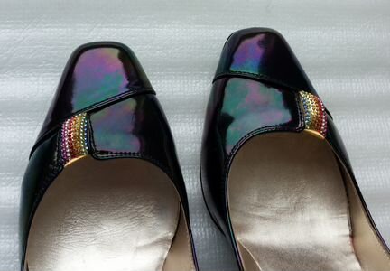 Туфли нарядные Loriblu зеленый металлик нат. лак