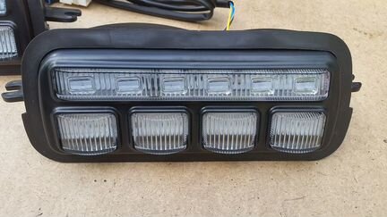 Подфарники (надфарники) дхо на ниву светодиодные