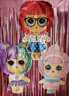 Набор декора на день рождение лол