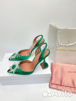 Босоножки амина муадди зеленые